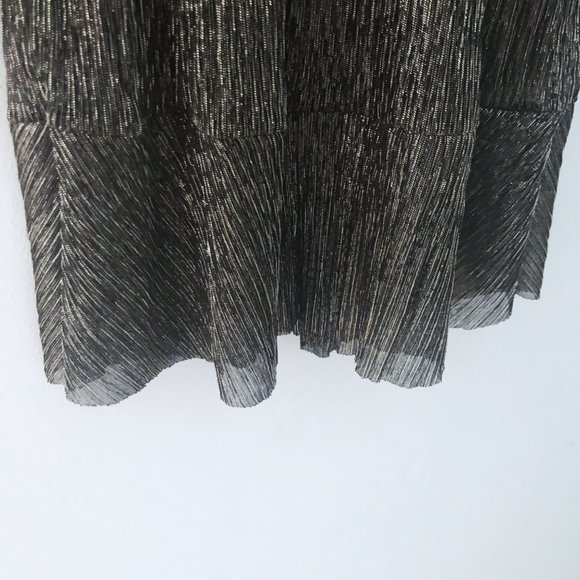 Banana Republic Metallic Shimmer Fit-And-Flare Dress - Picture 5 of 12